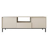 TV-ELEMENT Ozmi 2K1SZ - Kaschmir/Schwarz, Holzwerkstoff/Metall (174/55/40cm) - MIRJAN24
