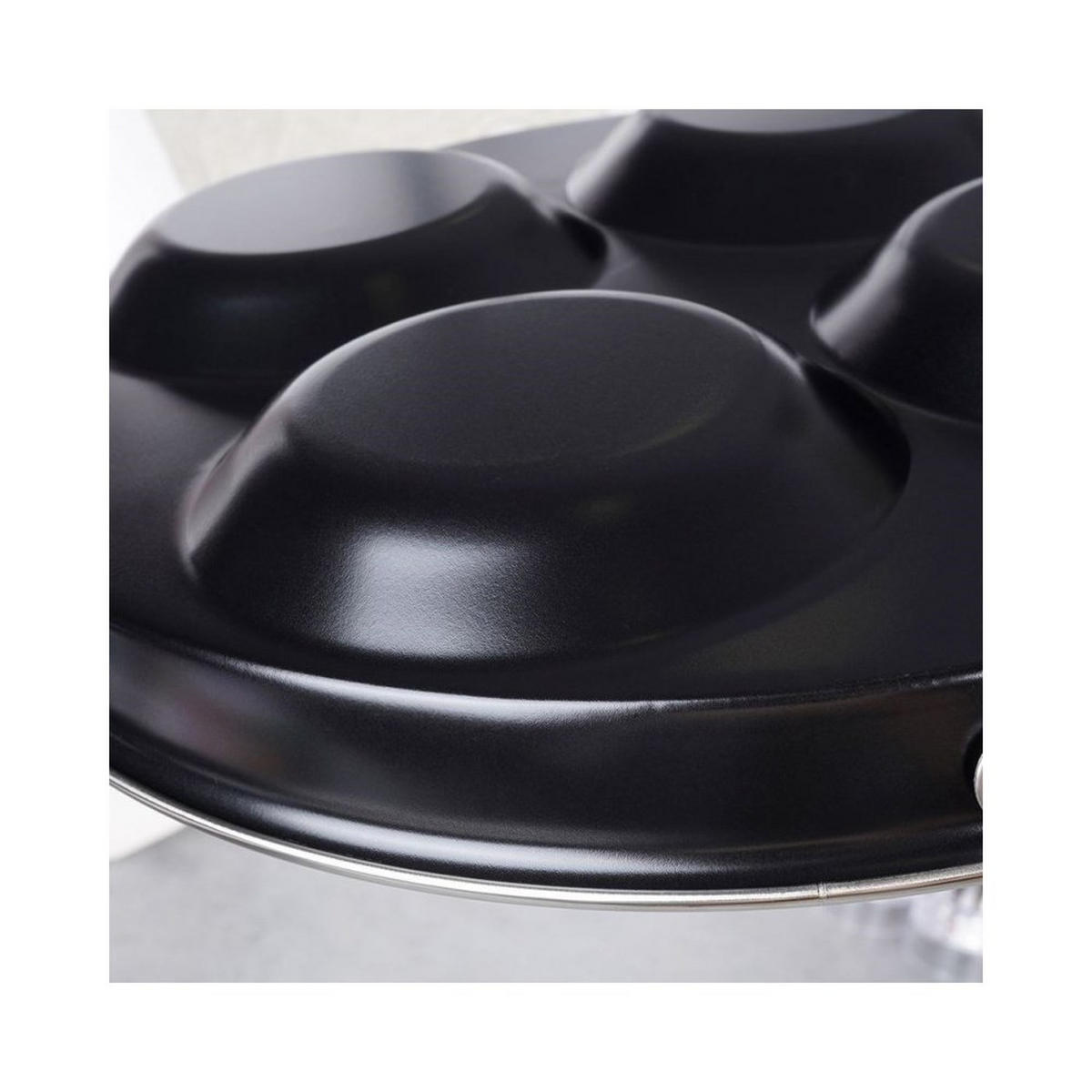 BRATPFANNE für Spiegeleier und Pfannkuchen 25cm 48743 - Schwarz, Metall (25cm) - Orion 