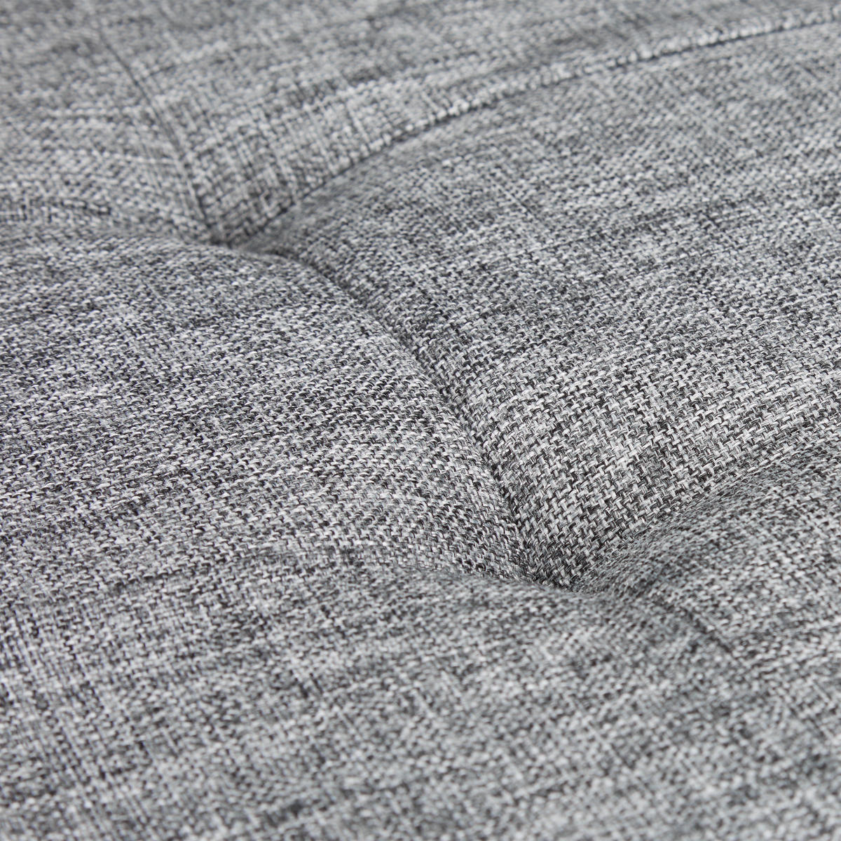 FALTBARE Sitzbank - Grau, Holzwerkstoff/Textil (38/38/76cm) - Relaxdays