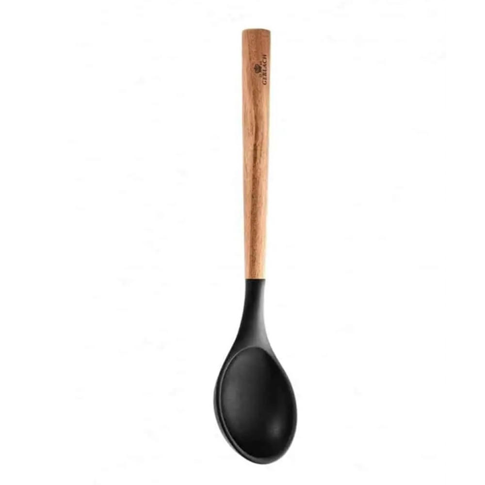LÖFFEL Basic Braun 32/7.5/3 cm Holz - Braun, Holz (32cm) - Mondex