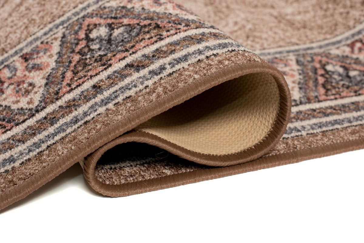 TEPPICHLÄUFER Anti-Rutsch Braun rutschfest Gummiunterlage 67/300 cm - Braun, Textil (67/300cm) - Tapiso