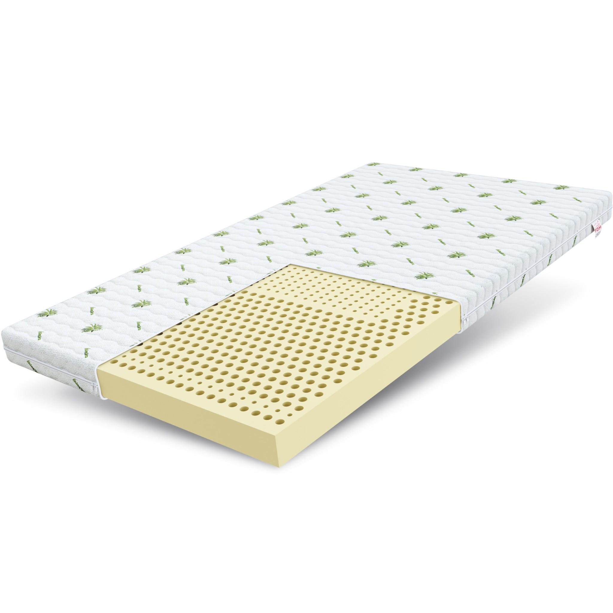 KALTSCHAUMMATRATZE Udine Kids - Weiß, Textil (80/160cm) - FDM