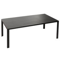 ALU-ESSTISCH 73x180x80cm wetterfest Anthrazit - Anthrazit, Metall (80/180/73cm) - CHEFGASTRO