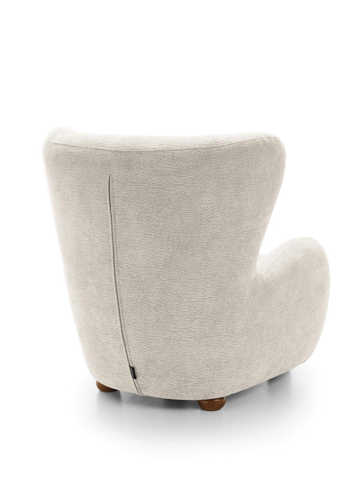 SESSEL MIST, Polstersessel Klassisch Loungesessel, Chenille-Stoff Creme - Creme, Holz/Holzwerkstoff (88/91/100cm) - MASSENO