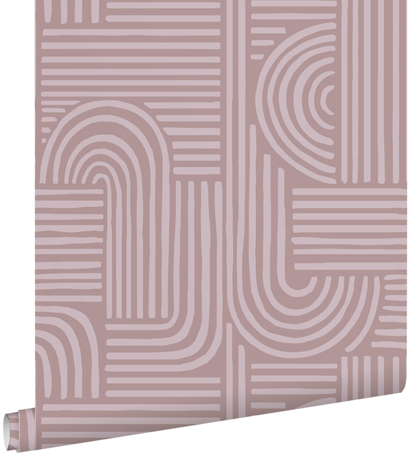 TAPETE 3D-Muster 50 x 900 cm - Lila, Papier (50/900cm) - ESTAhome