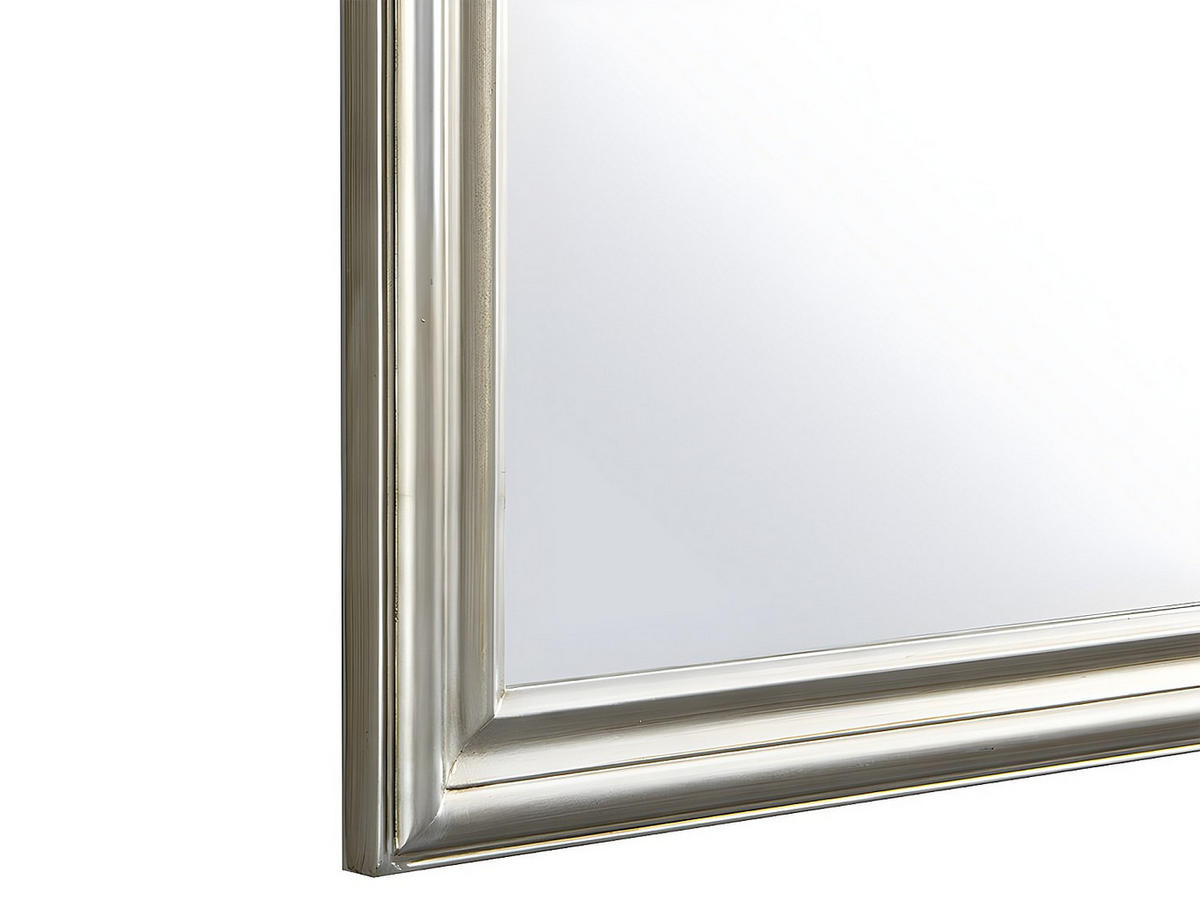 SPIEGEL - H. 81 cm - Paulowniaholz - Silberfarben - IZEY - Silberfarben, Holz (90/81/1cm) - Vente-Unique