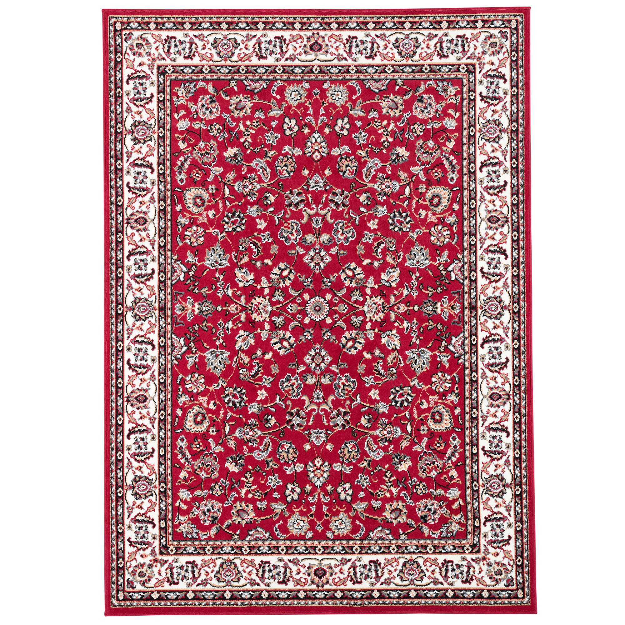ORIENT TEPPICH TRENDLINE ROT BORDÜRE - Rot, Textil (80/150cm) - Pergamon
