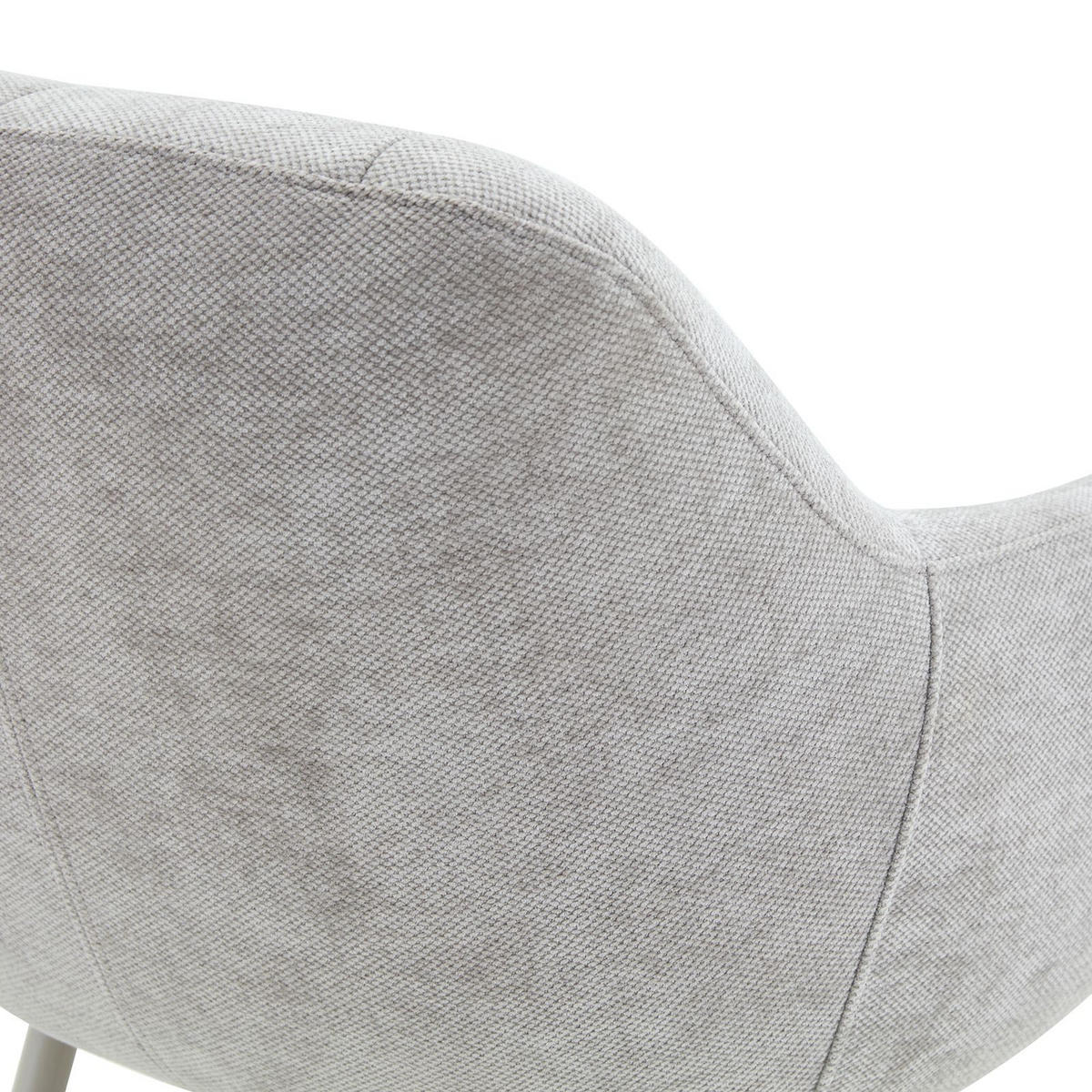 ESSZIMMERSTÜHLE SOMA 2er-Set hellgrau - Hellgrau, Textil (64/83/68cm) - IDIMEX