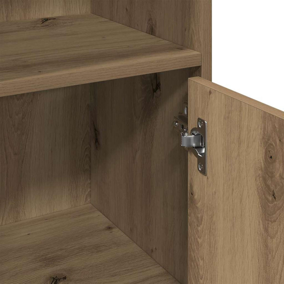 BADSCHRANK Artisan-Eiche 30/30/95 Cm Holzwerkstoff - Braun, Holzwerkstoff (30/95/30cm) - vidaXL