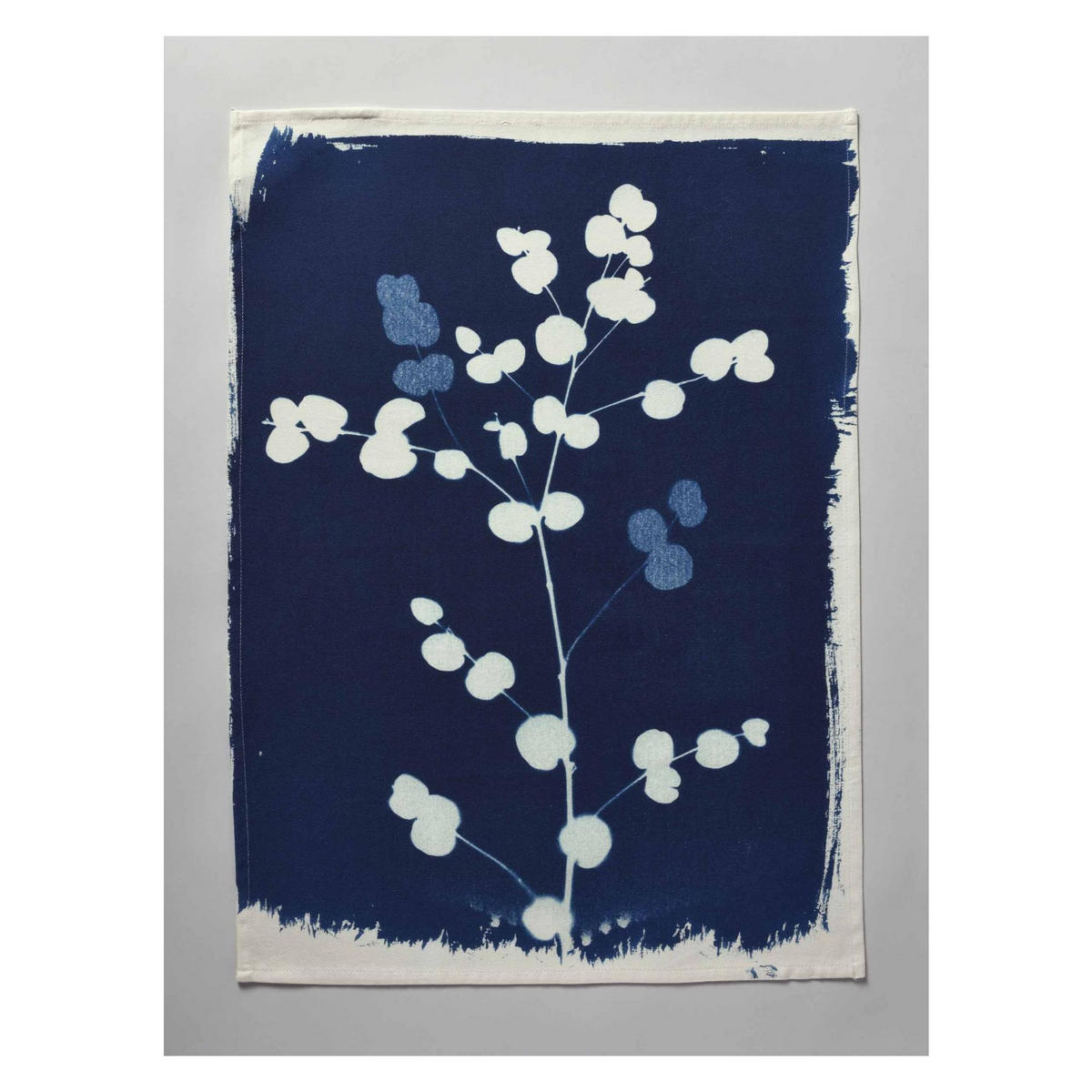 KÜCHENTUCH Eucalyptus blau 50 x 70 cm - Blau, Textil (70/50cm)