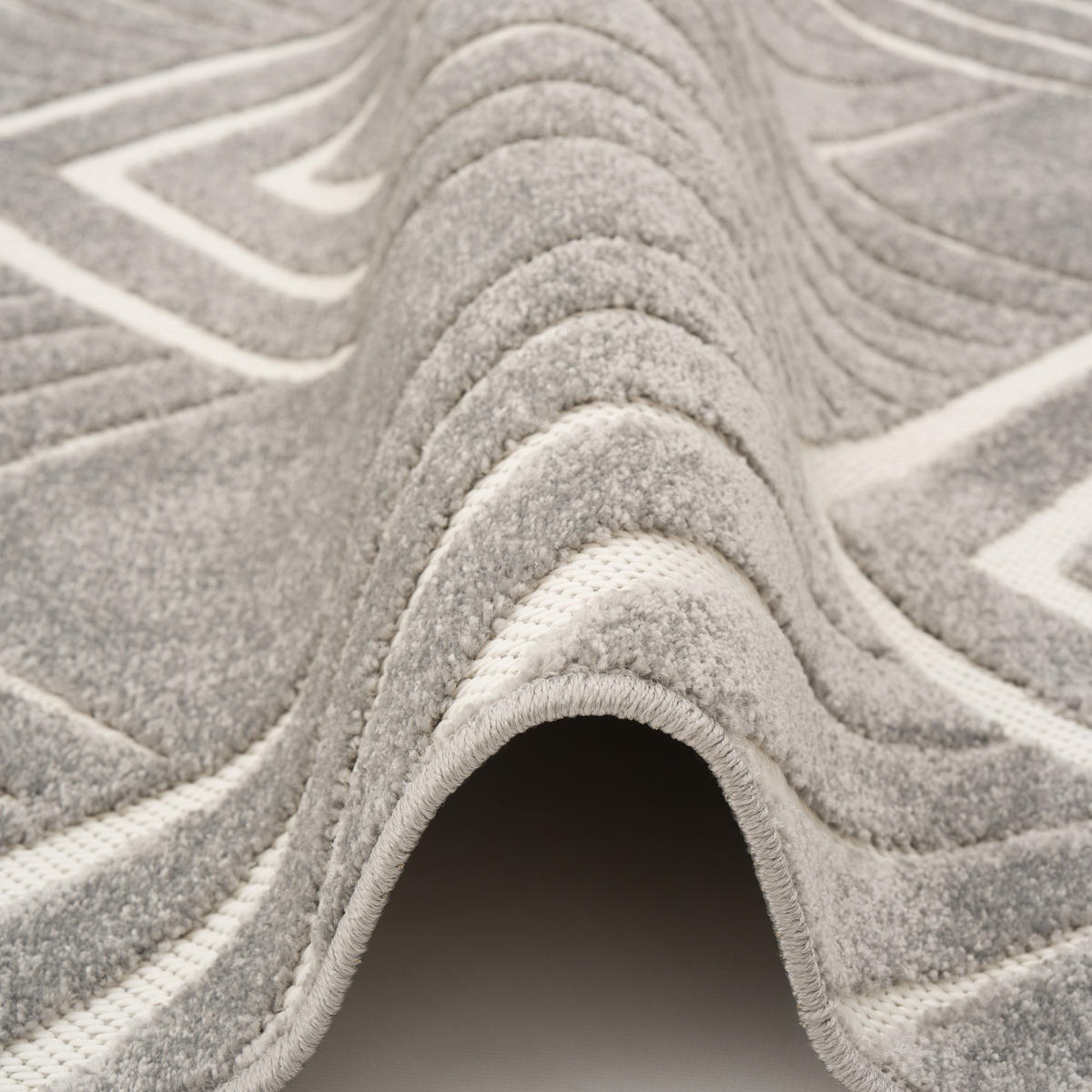 FLACHGEWEBE TEPPICH SEVILLA - Grau, Textil (200/290cm) - Pergamon