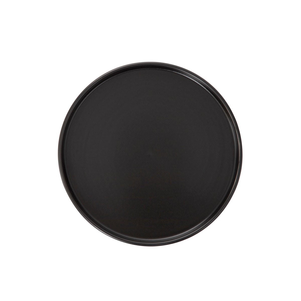 DESSERTTELLER Famelio schwarz 21 cm 6er-Set - Schwarz, Keramik (21cm) - Homla