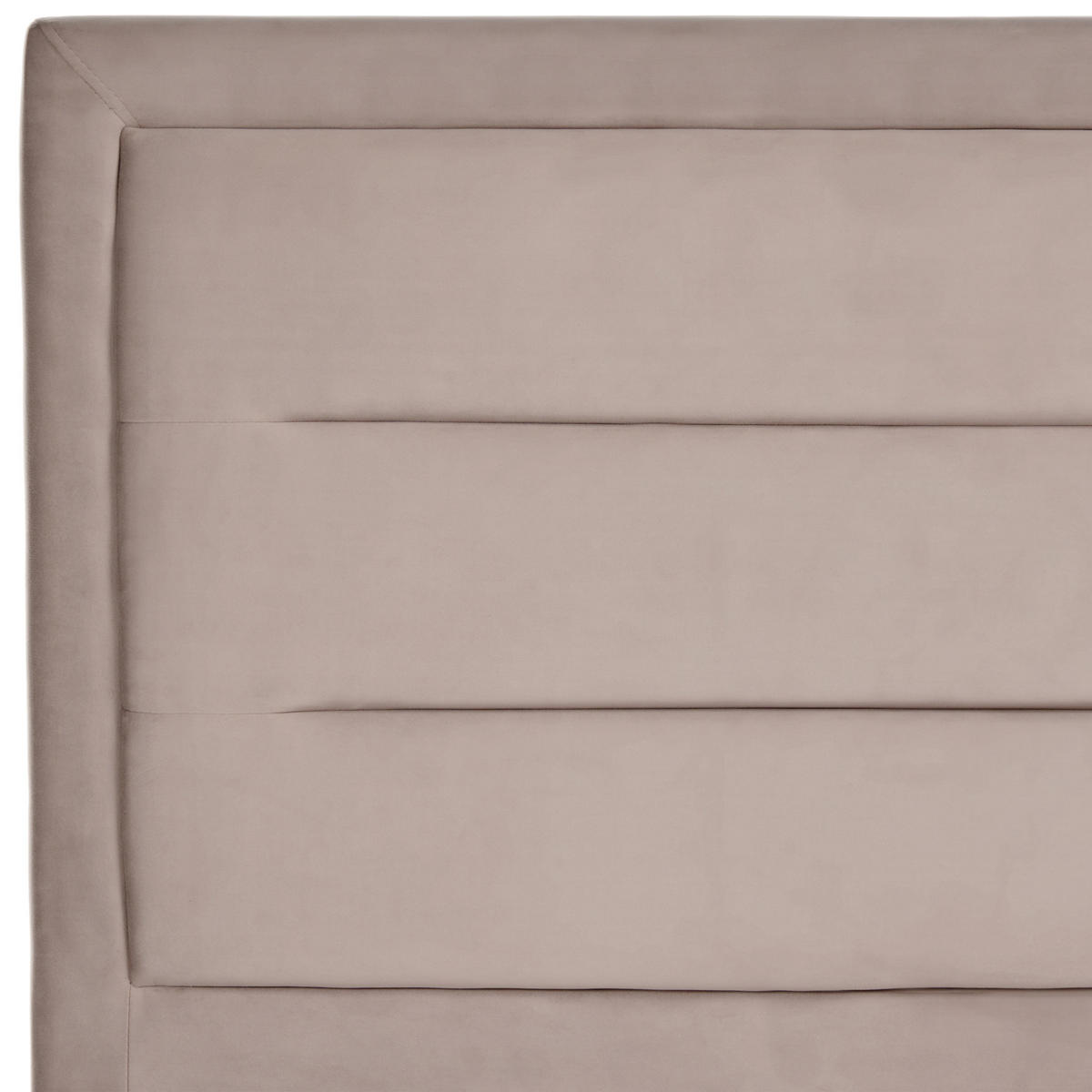ÁGY ágyráccsal 160/200 cm Tópszín Rouen - fekete/taupe, textil (160/200cm) - Beliani