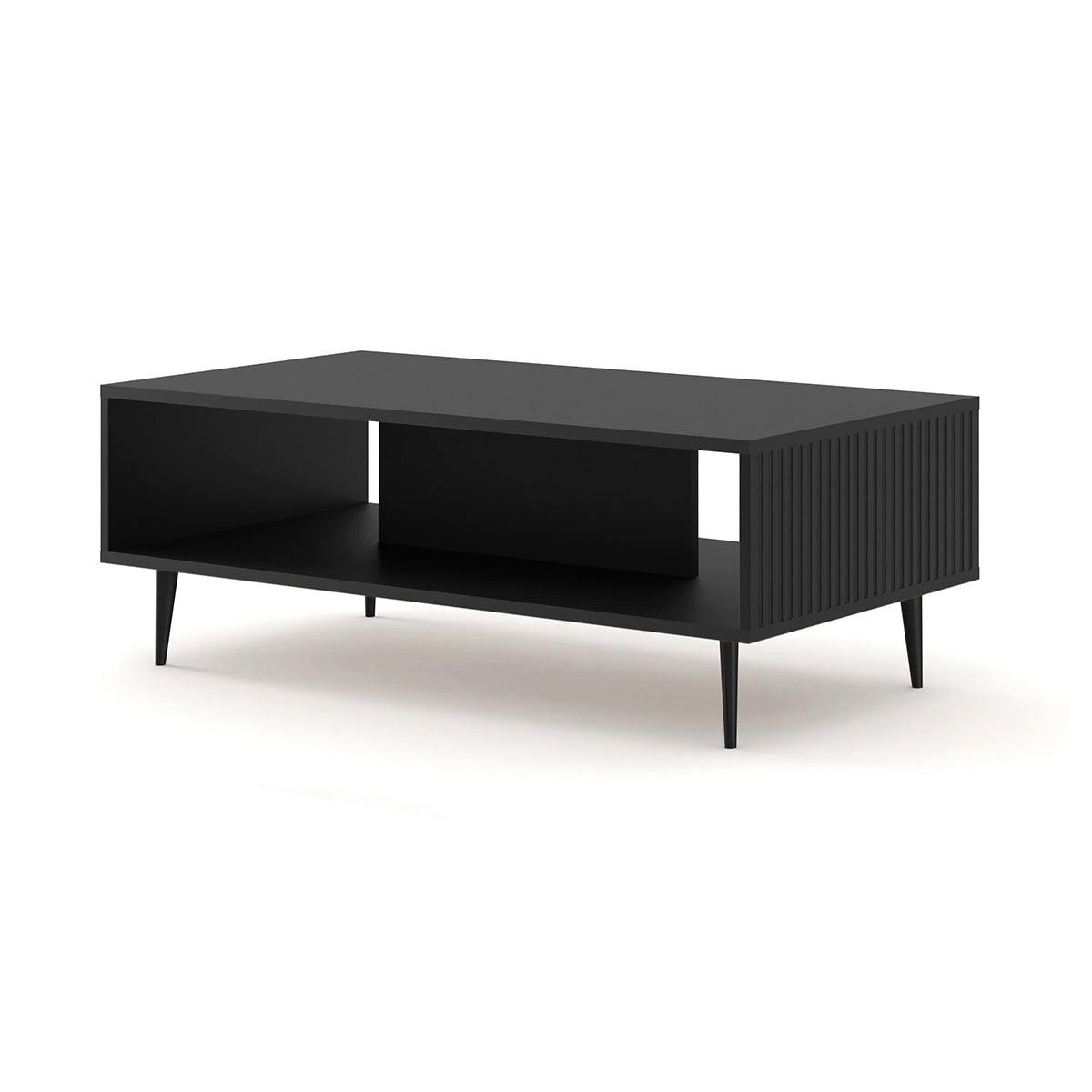 KLUBSKA MIZICA Philaé Črna - črna, leseni material (60/90/43cm) - Petits-meubles