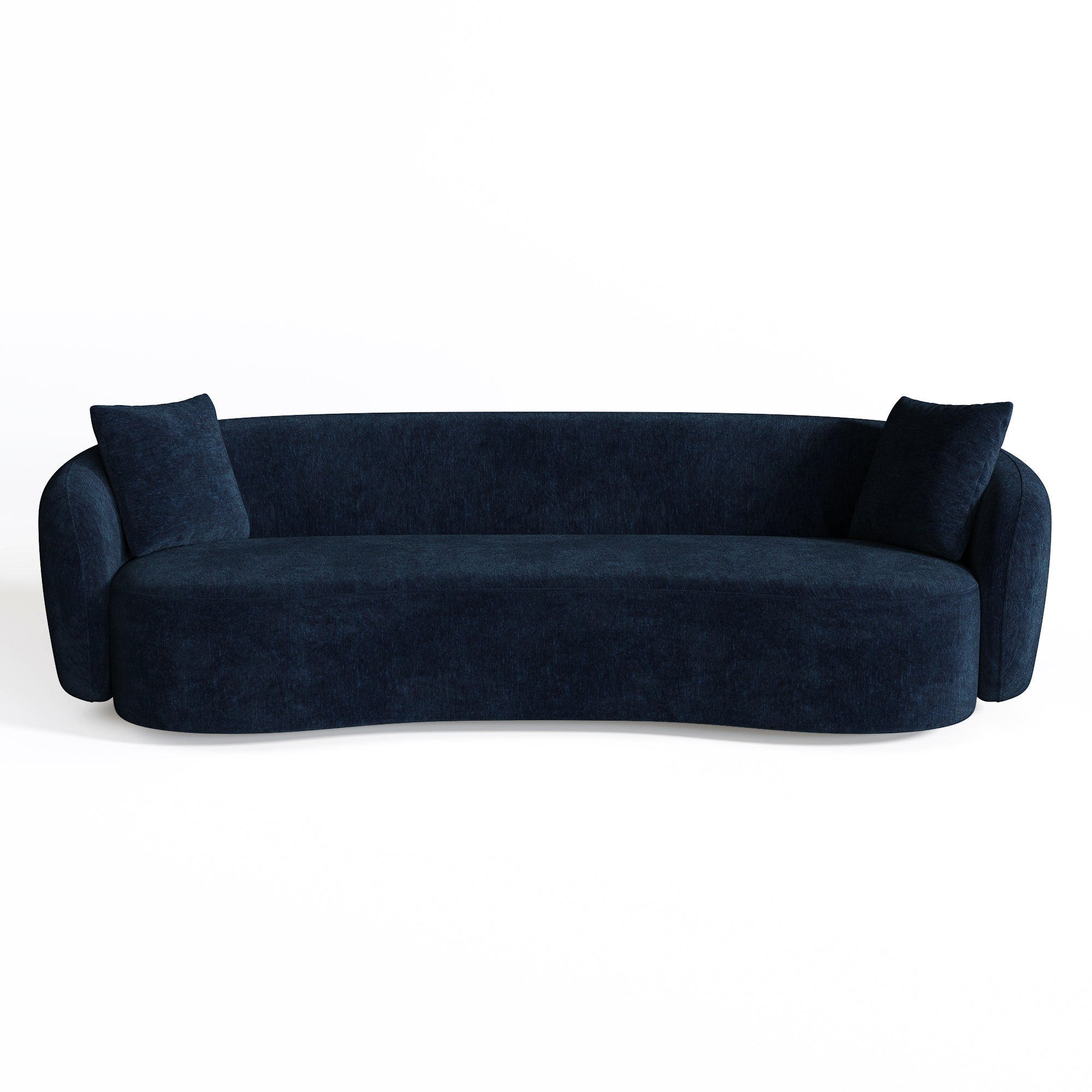 SOFA 3-Sitzer Rastergewebe mit weichem Griff Nachtblau 210cm - Dunkelblau, Textil (210/67/96cm) - Sia Home