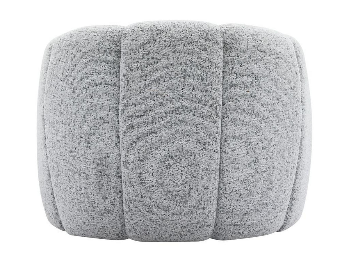 MUSCHELSESSEL - Chenille-Stoff - Grau - DELIPO - Grau, Textil (76/73/93cm) - Vente-Unique