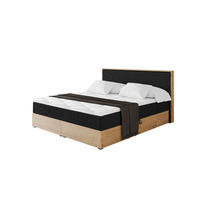BOXBETT LOLLI9 - 180x200 - H3 Schwarz - Schwarz, Holzwerkstoff (180/200cm) - ALTDECOR