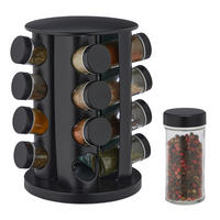 17-DIELNY stojan na korenie - viacfarebná, kov/sklo (19/27.5/19cm) - Relaxdays