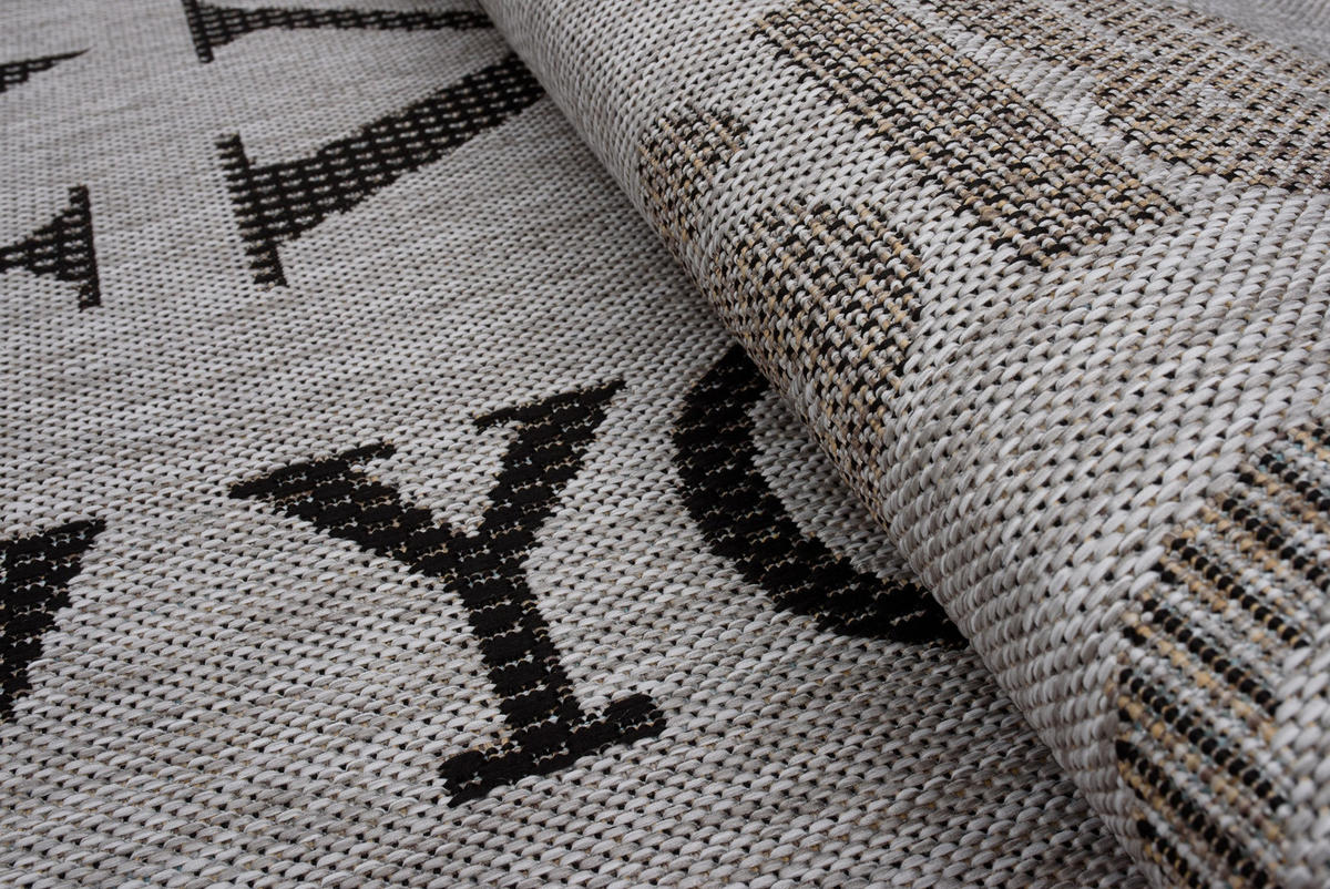 TEPPICH MELISSA Grau 160/230 cm - Grau, Kunststoff (160/230cm) - Tapiso