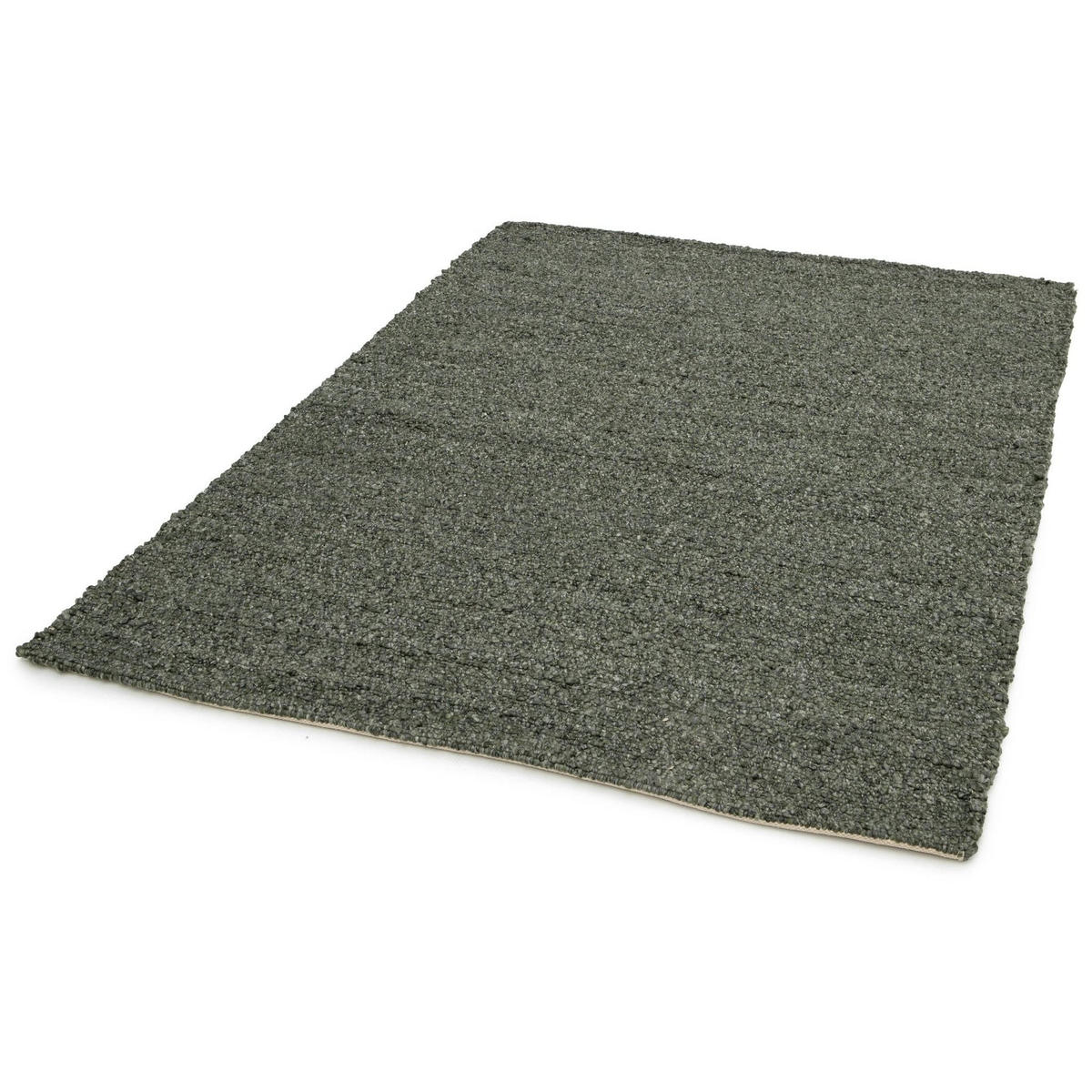 SCHLINGENTEPPICH im natürlichen Stil grün - Grün, Textil (160/230cm) - AFK Living