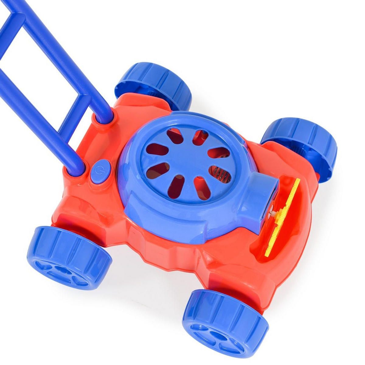 GARTENSPIELZEUG Spielzeug-Rasenmäher Bubble blau Seifenblasenfunktion, Kunststoff, Pusteringe, Garten, ab 3 Jahren - Blau, Kunststoff (25/25/60cm) - Moni