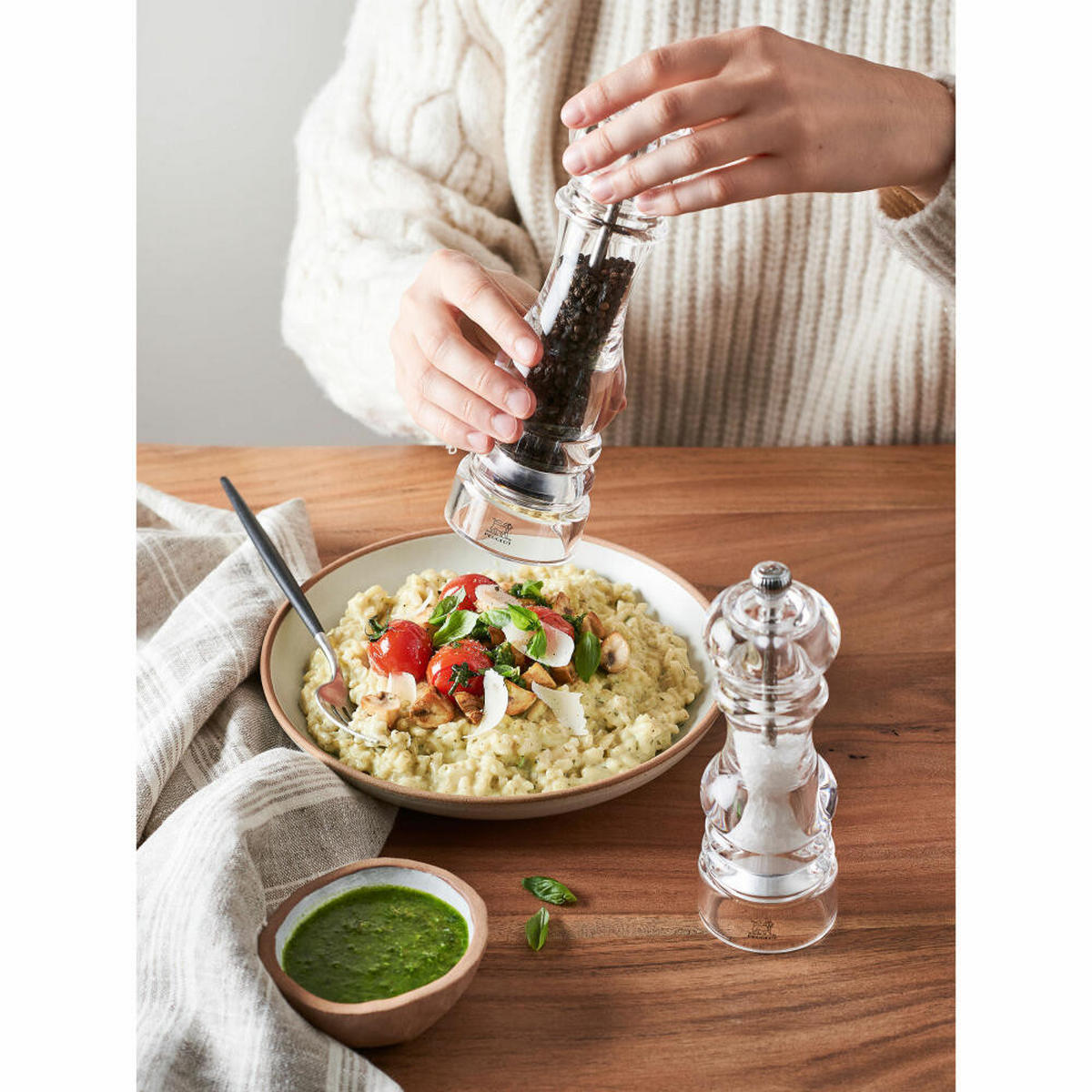 PFEFFERMÜHLE Nancy 22cm Acryl Stahlmahlwerk - Transparent, Kunststoff (6/22/6cm) - PEUGEOT