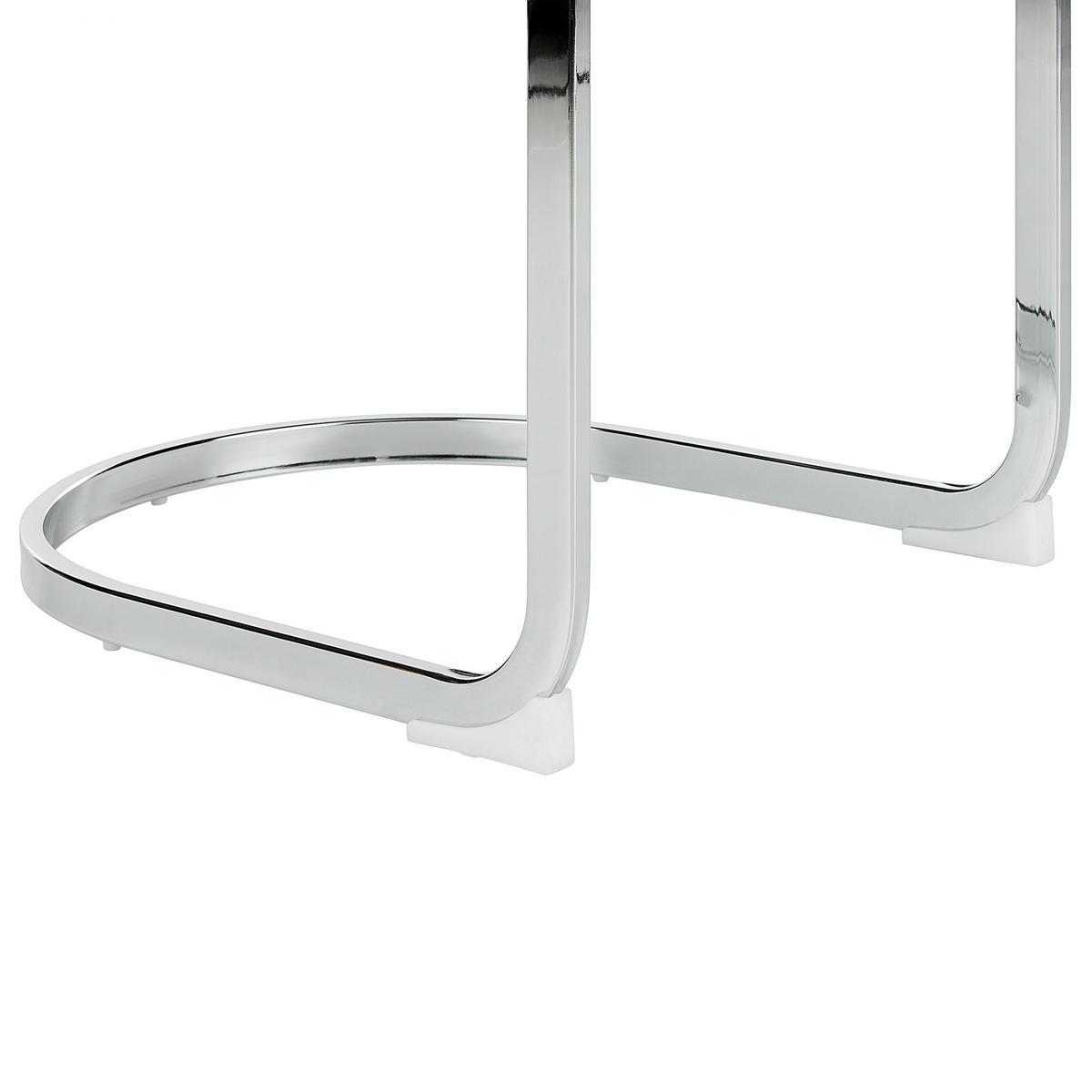 STUHL 2er-Set Samtstoff grau Altoona - Silberfarben/Grau, Textil (46/95/58cm) - Beliani