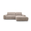 ECKSOFA Cordina Beige, mit Schlaffunktion und Bettzeugbehälter, rechte seite - Beige, Holzwerkstoff (264/162cm) - Bettso
