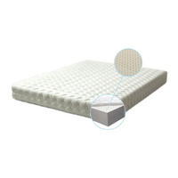 MATRATZE Lux Latex Weiß 200x200 cm H2 - Höhe 20 cm - Weiß, Textil (200/200cm) - Letti Moderni