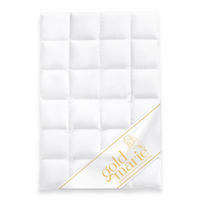 WINTERBETTDECKE MARIE Entendaunen warm - Weiß, Naturmaterialien/Textil (135/200cm) - Goldmarie 