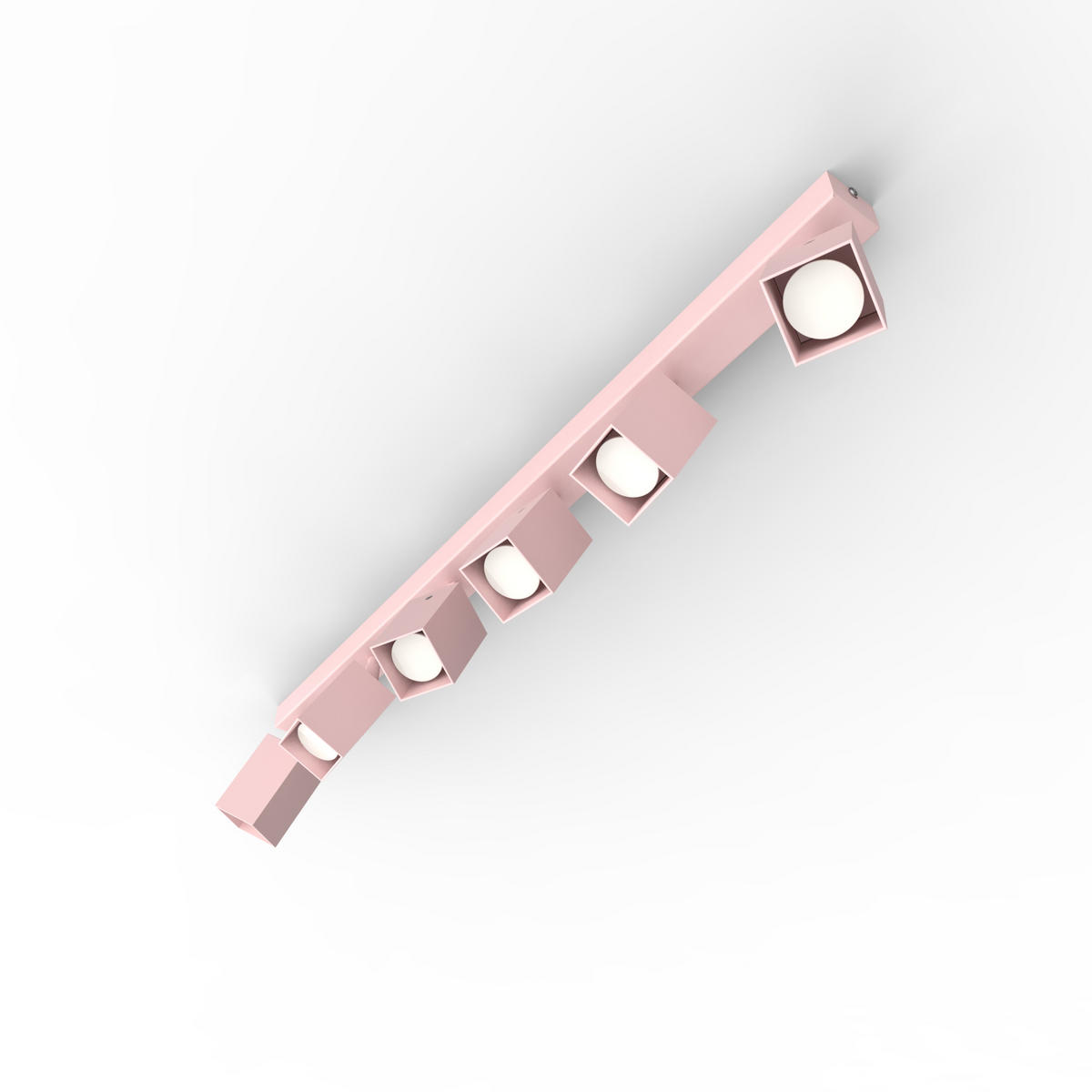 DECKENLEUCHTE - Pink, Metall (6/90/18cm) - Lumicom