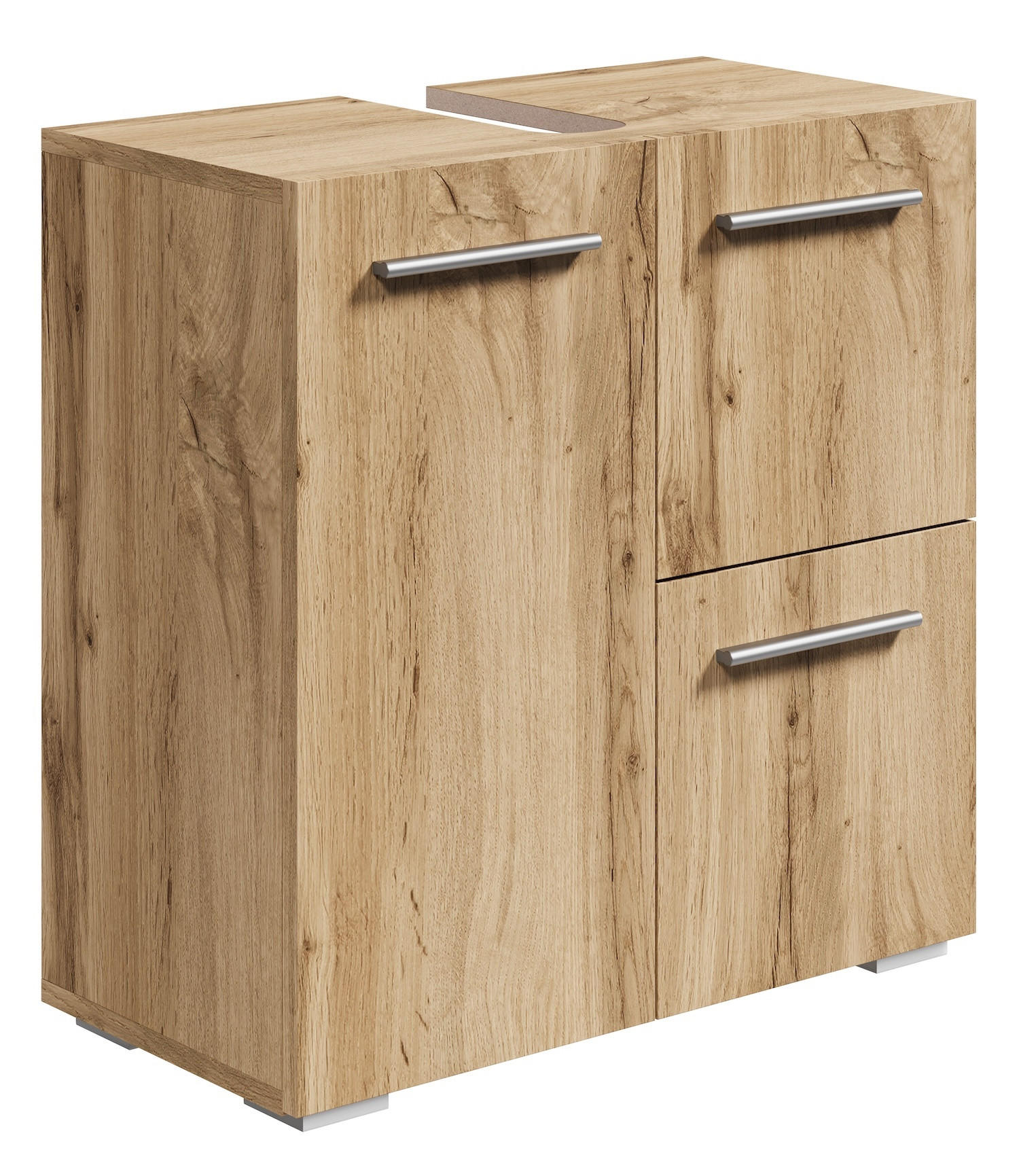 WASCHBECKENUNTERSCHRANK Mars Eiche - 60 x 30 x 60 cm - Eichefarben, Holz (60/60/30cm) - Badplaats