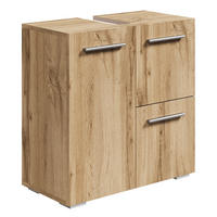 WASCHBECKENUNTERSCHRANK Mars Eiche - 60 x 30 x 60 cm - Eichefarben, Holz (60/60/30cm) - Badplaats