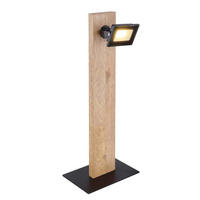 LED TISCHLEUCHTE Kunststoff Weiß - Weiß, Holz (18/12/45cm) - Globo Lighting