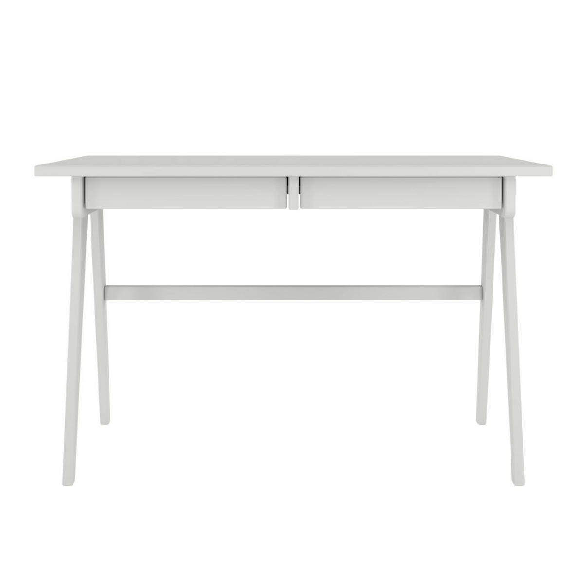 SCHREIBTISCH Edda, 120/65/75 cm in Pastellgrau, Buchenholz - Hellgrau, Holz/Buchenholz (65/120/75.5cm) - Visby