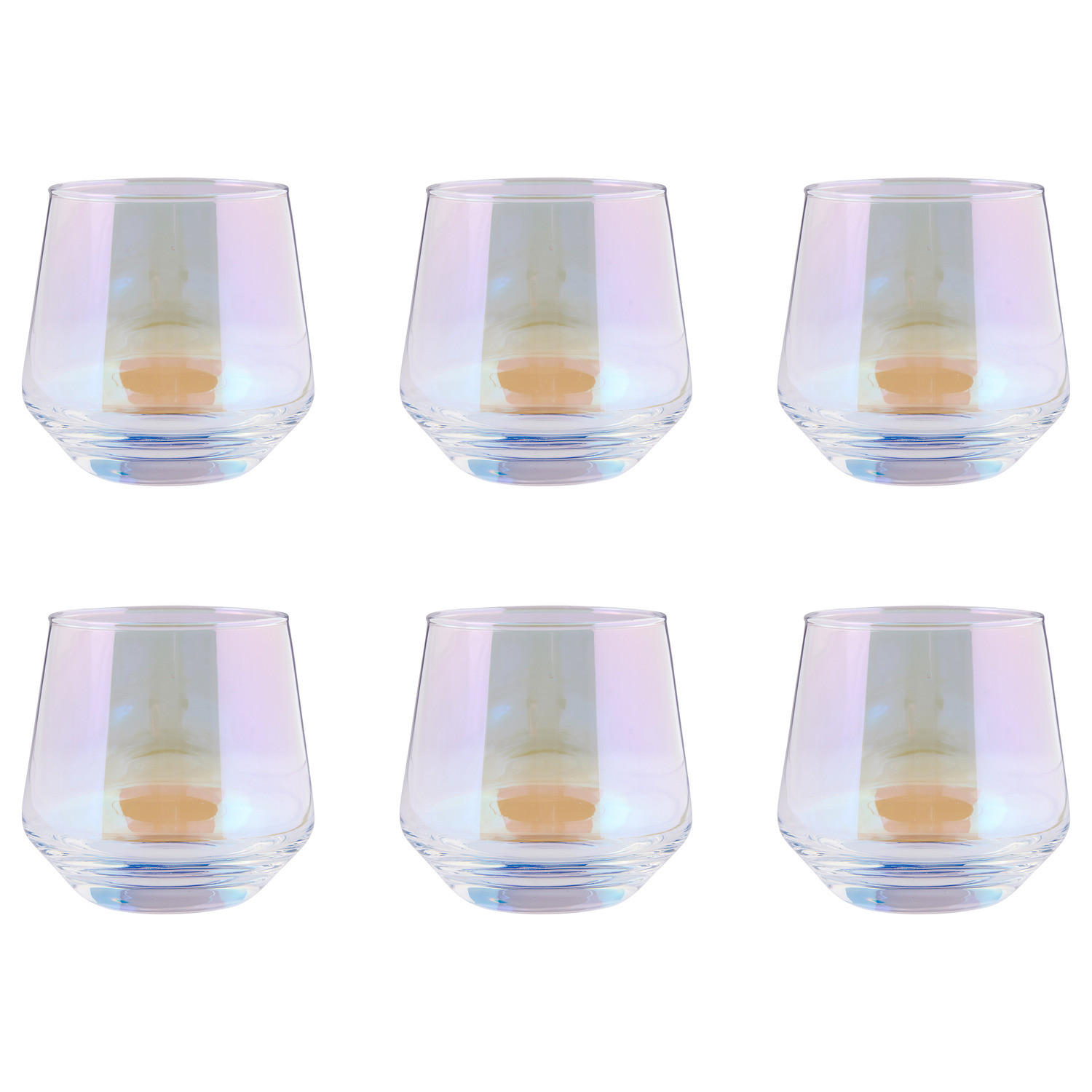 GLAS (6er-Set) Pearl - Transparent, Glas (0.35L) - Butlers