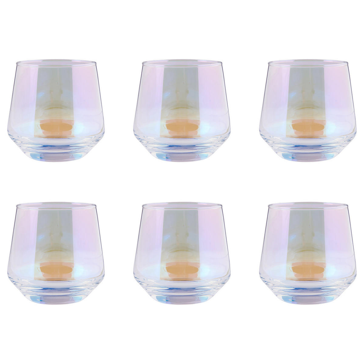 GLAS (6er-Set) Pearl - Transparent, Glas (0.35L) - Butlers