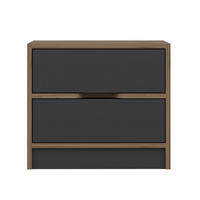 NACHTTISCH Molde Braun - Braun, Holzwerkstoff (40/47/54cm) - Concept Usine