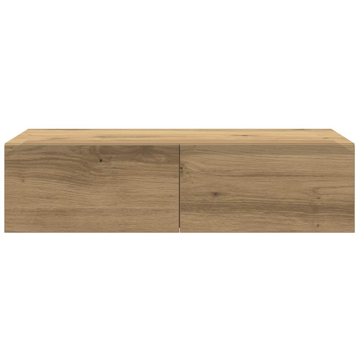 WANDREGAL Mit Schubladen Artisan-Eiche 60/26,5/15 Cm - Braun, Holzwerkstoff (26.5/15/60cm) - vidaXL