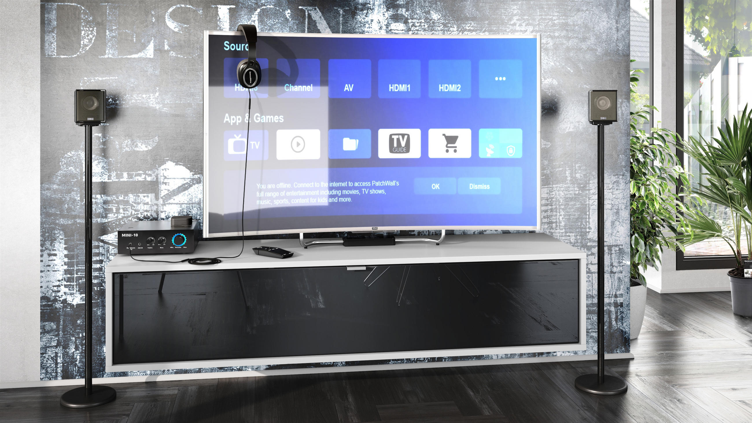 LOWBOARD Lana Fronten in Schwarz Hochglanz - Schwarz Hochglanz, Holzwerkstoff (140/29/37cm) - Vladon