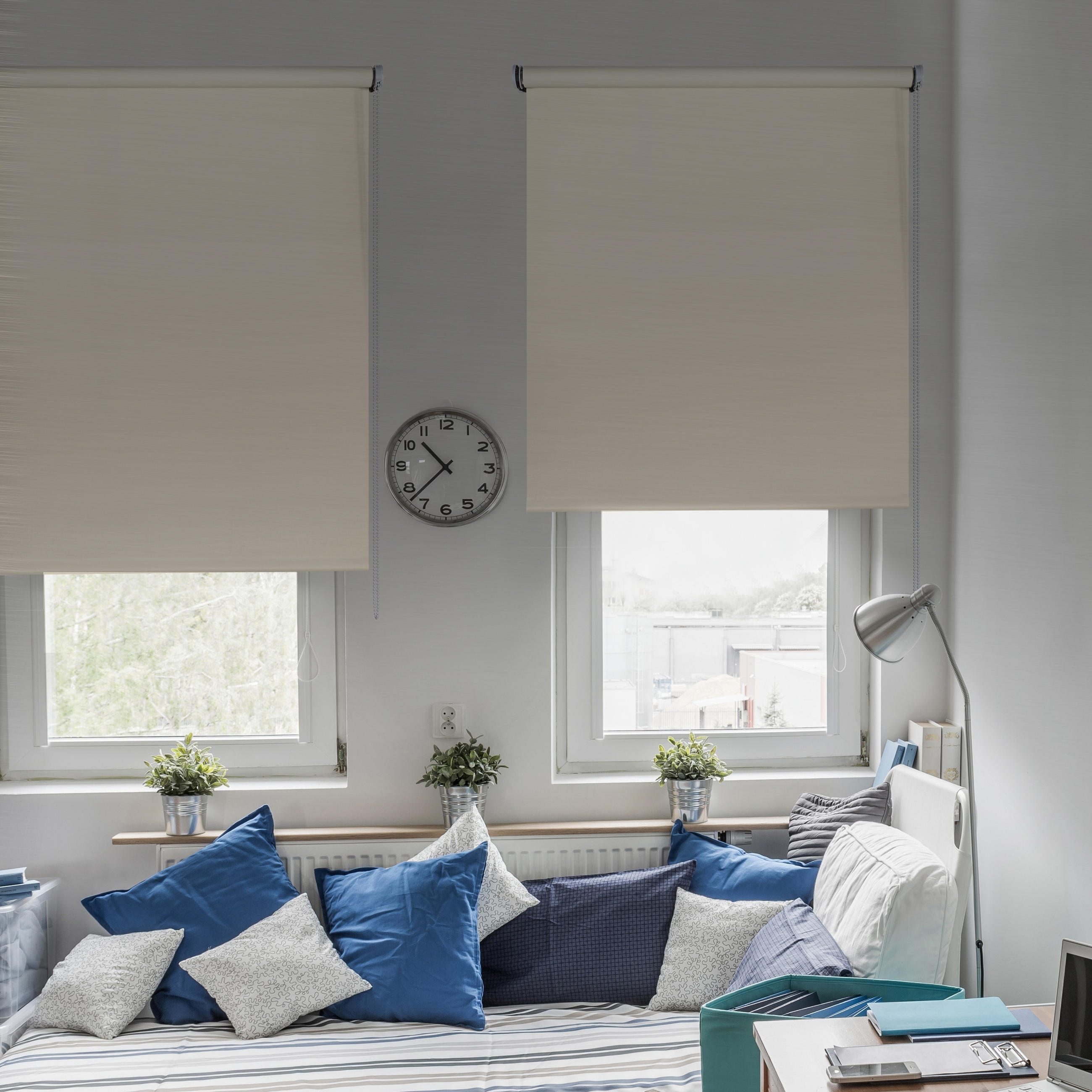 VERDUNKELUNGSROLLO Moon Braun, 120x180 cm - Braun, Kunststoff (120/180cm) - STORESDECO