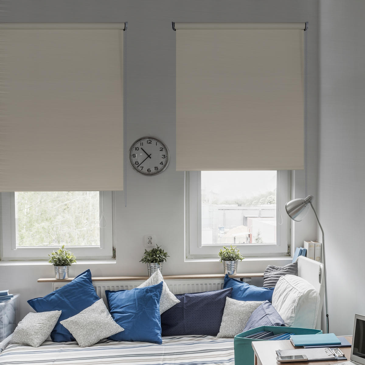 VERDUNKELUNGSROLLO Moon Braun, 120x180 cm - Braun, Kunststoff (120/180cm) - STORESDECO