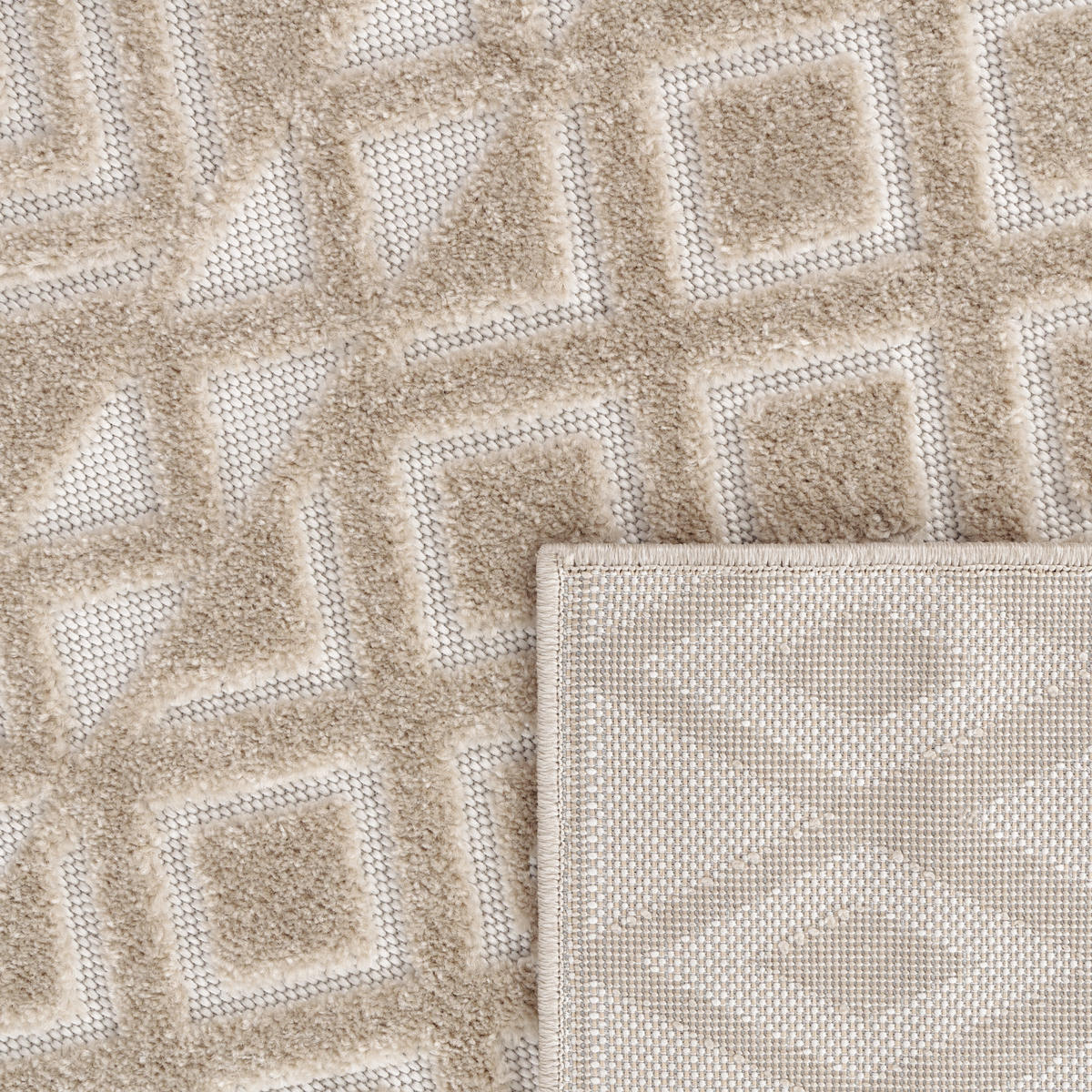 OUTDOORTEPPICH 120/170 cm Stilo 867 - Beige, Textil (120/170cm) - Paco Home