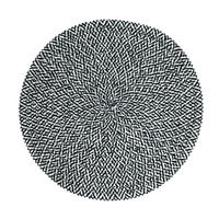 DEKORATIVES-TISCHSET Tabita - Dunkelblau, Textil (38cm) - home&you