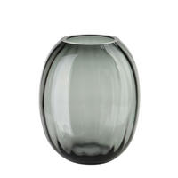 VASE Serenite Grau 14xh20 cm Glas - Grau, Glas (20cm) - Mondex