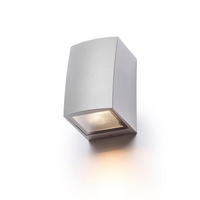 AUSSENLEUCHTE SELMA Silbergrau 8 W IP54 - Grau, Metall (85/7/11cm) - Rendl