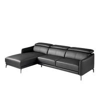 ECKSOFA Schwarz 283/174/94 cm - Schwarz, Leder (283/174cm) - ANGEL CERDA