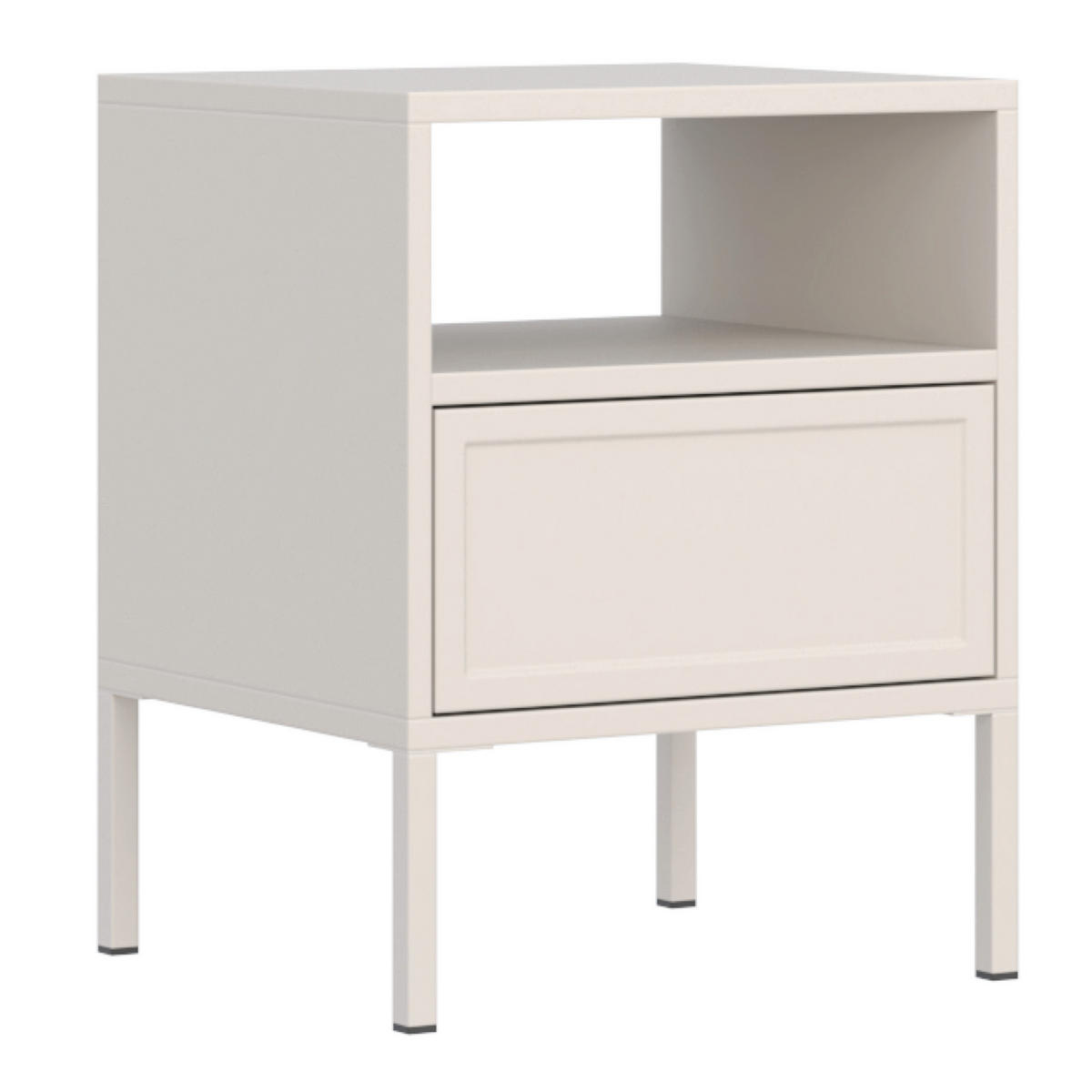 NACHTTISCH VELVETO cachemire 50 cm - Kaschmir, Holzwerkstoff/Metall (45/54/40cm) - Selsey