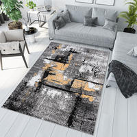 TEPPICH MAYA Gelb Meliert Streifen Splash 300/400 cm - Gelb, Textil (300/400cm) - Tapiso