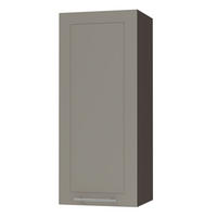 KÜCHENHÄNGESCHRANK Kvantum W4/40 Beige Matt / Lava Matt 40 / 32,5 / 96cm - Dunkelgrau/Beige, Holz/Holzwerkstoff (40/96/32.5cm) - Feldmann-Wohnen